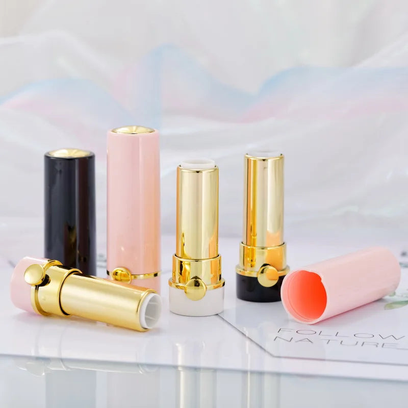 12.1mm Empty Refillable Lipstick Tube | Black White Pink Lipstick Tube QXL
