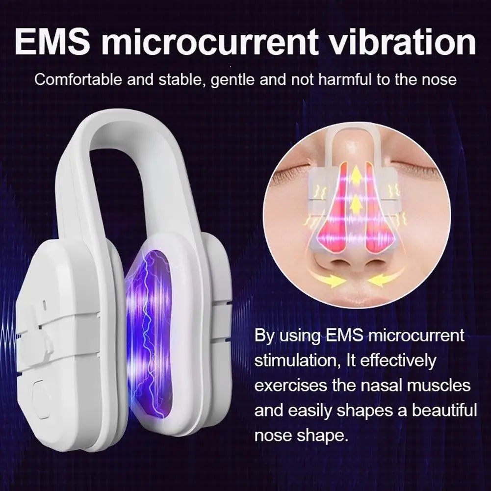Electric EMS Nose Sculpting Massager | Silicone Nose Shaper Nose Sculpting Massager QXL