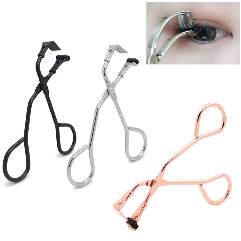 Mini Stainless Steel Eyelash Curler | Natural Curl Makeup Tool Eyelash Curler QXL