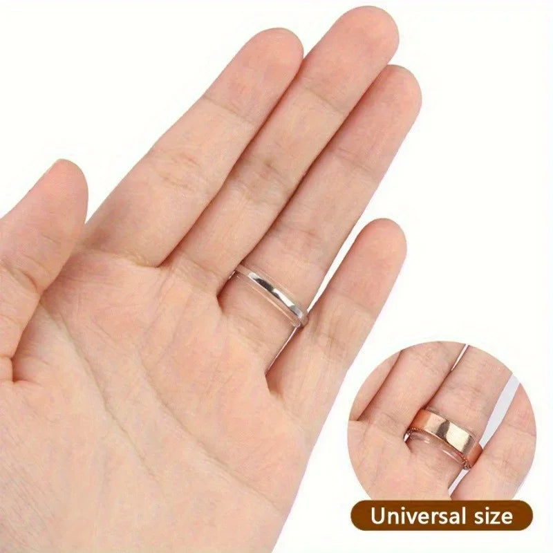 Invisible Ring Size Adjuster Kit | 8 Sizes Clear Silicone Sizers Ring Size Adjuster QXL