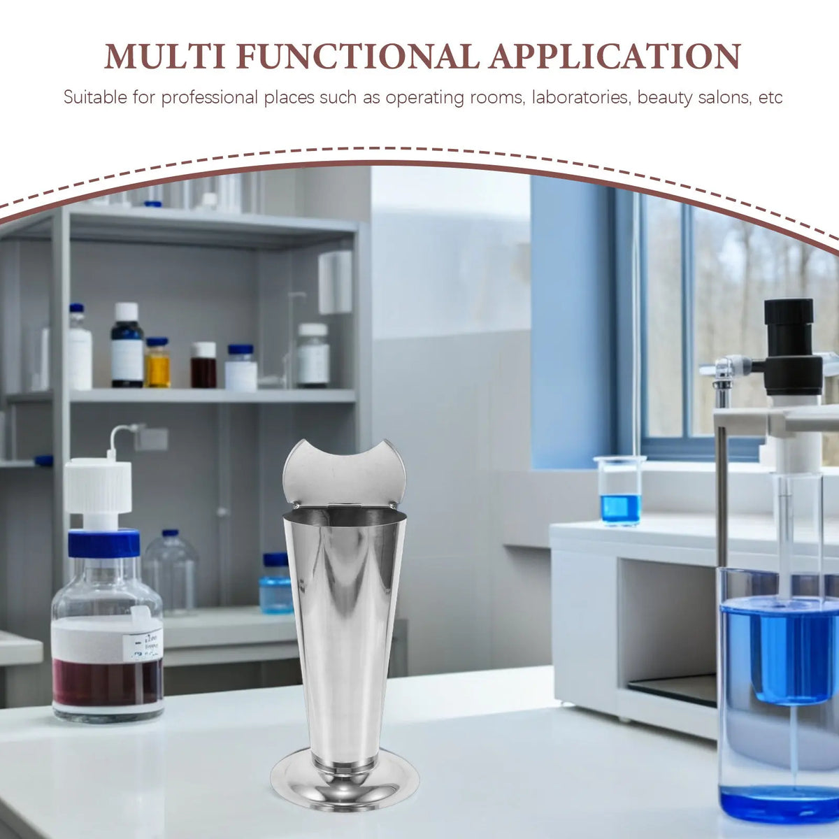 Stainless Steel Tool Sterilizer Jar | Tweezers & Lab Storage Tool Sterilizer Jar QXL