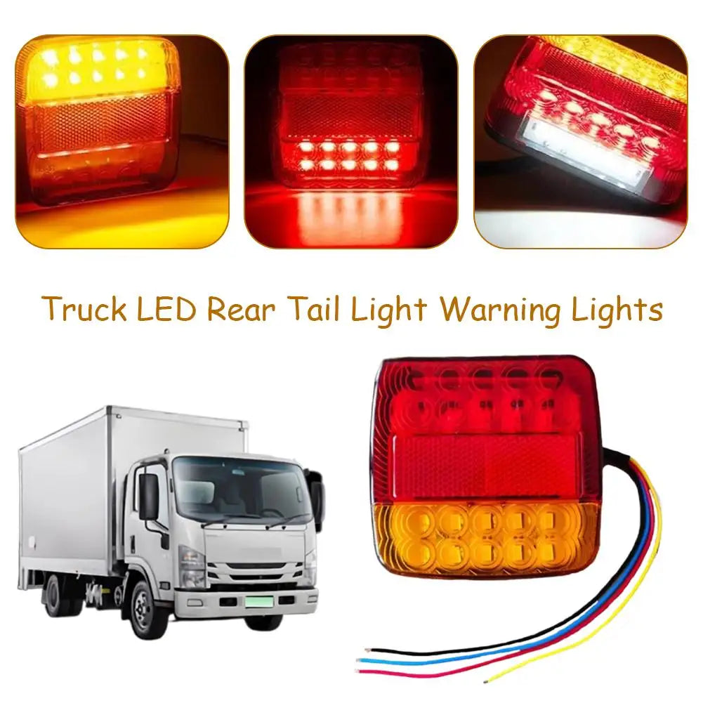 20 LED 12V Waterproof Tail Light for Car Truck Trailer LED Tail Light QXL