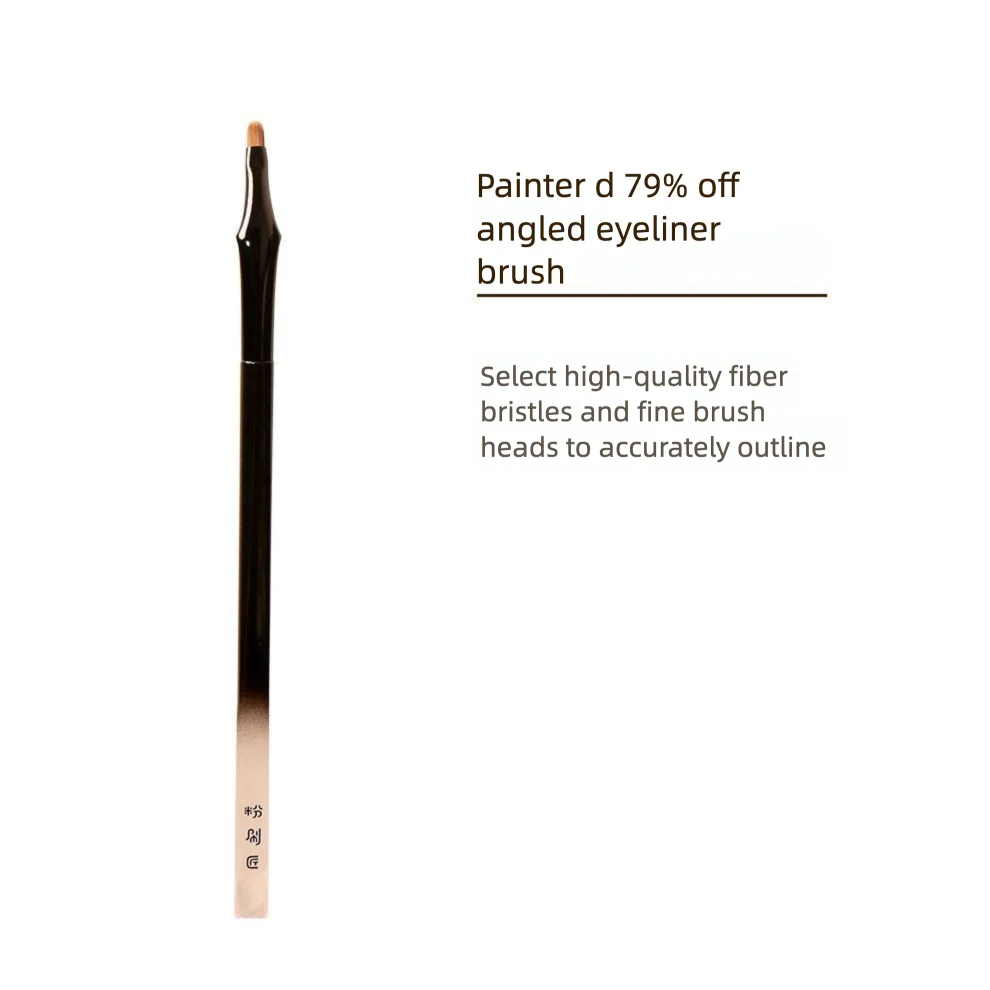 D21 Corner Eyeliner Brush | Ultra-Fine Synthetic Eye Brush Eyeliner Brush QXL D21