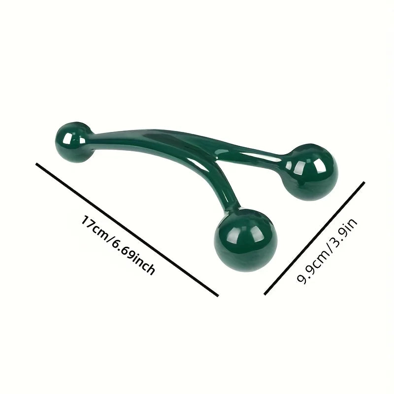 3-Head Manual Massager for Neck, Shoulders & Feet Manual Massager QXL 1pc