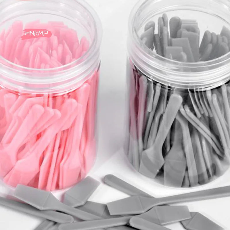 100-Pack Mini Cosmetic Spatulas | Cream & Mask Applicators Cosmetic Applicator Spatulas QXL