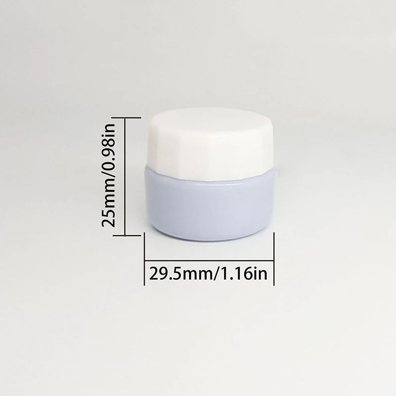 2-Pack 5ml Empty Nail Gel Jars | Polish & UV Glue Storage Nail Gel Jar QXL