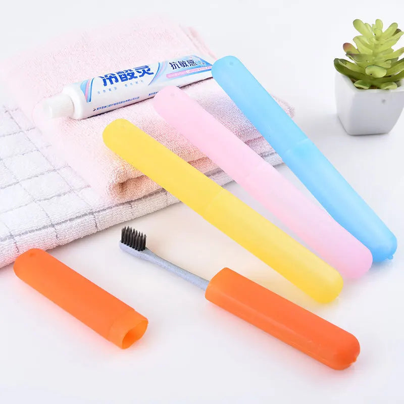 Travel Toothbrush Case | Dustproof Protective Cover Box Toothbrush Travel Case QXL
