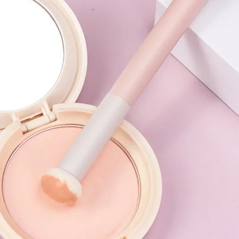 Pink Handle Sponge Concealer Brush | Contour & Highlight Concealer Makeup Brush QXL