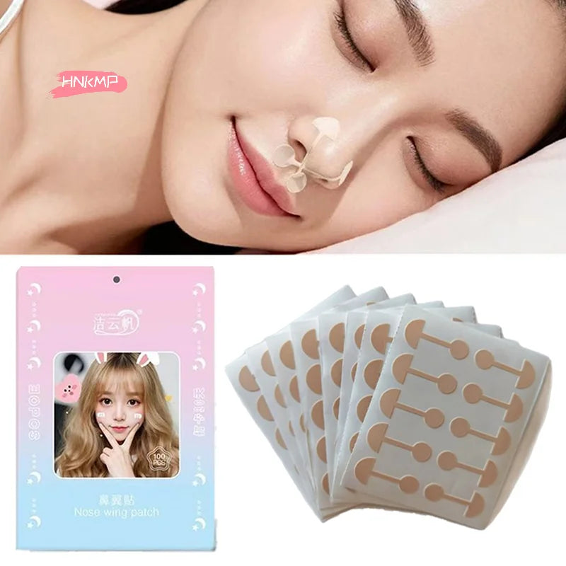 Invisible Nose Wing Slimming Patches – 50/100 Pack Face Shaping Patches QXL
