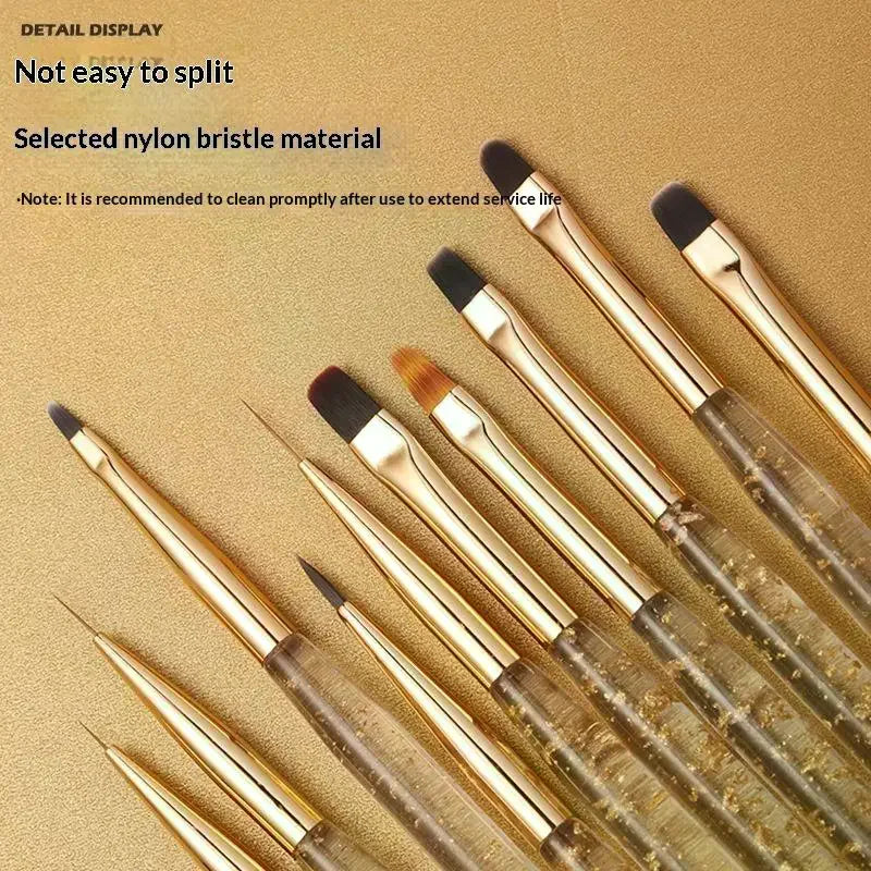 Nail Art Detail Brush | Acrylic Handle Gel Fine Line Tool Nail Art Brush QXL