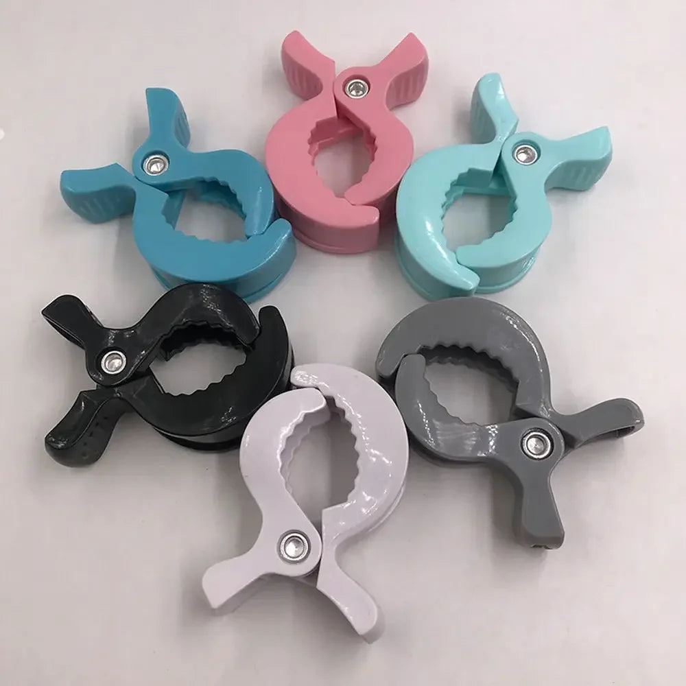 2-Pack Baby Stroller Hooks | Alligator Clip Pram Peg Hanger Stroller Hook Clips QXL