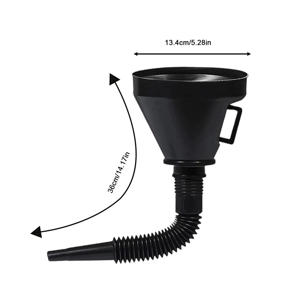 Flexible Automotive Oil Funnel | Car Motorcycle RV Fluid Transfer Automotive Oil Funnel QXL