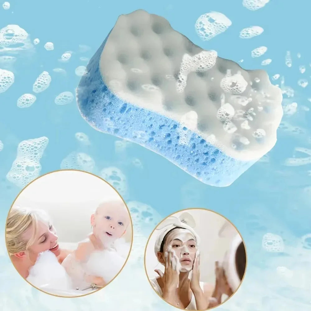 Exfoliating Bath Sponge Pouf Loofah | 1 or 3-Pack Spa Scrubber Bath Sponge Pouf QXL