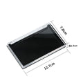 Clear Plastic Eyelash Storage Box | Transparent Square Case Eyelash Storage Case QXL Black
