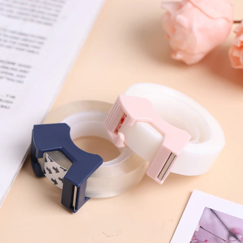 Writable Invisible Tape with Cutter | Office & School Stationery Tape Dispenser QXL