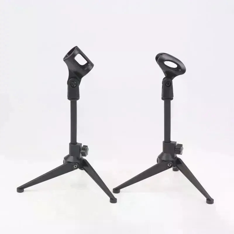 Adjustable Desktop Microphone Tripod Stand | Lightweight ABS Microphone Tripod Stand QXL