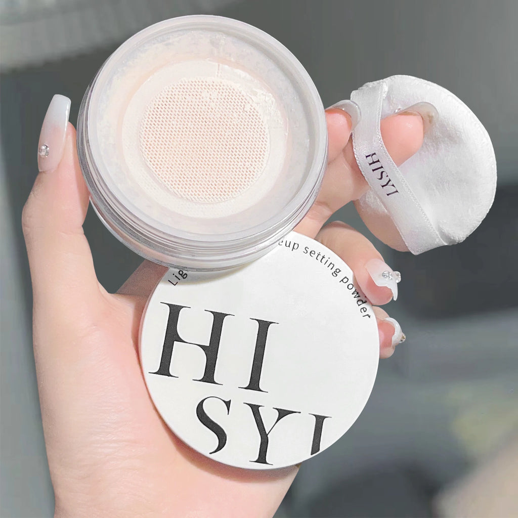 HISYI Matte Loose Setting Powder – Waterproof, All Skin Types Loose Setting Powder QXL