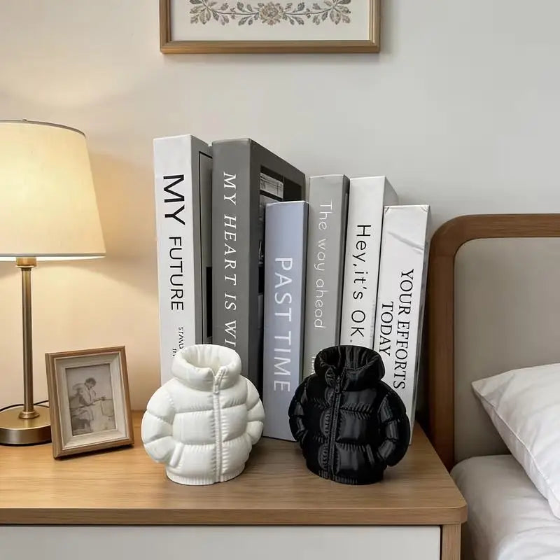 3D-Printed Down Jacket Pen Holder & Coaster Set Desktop Pen Holder QXL
