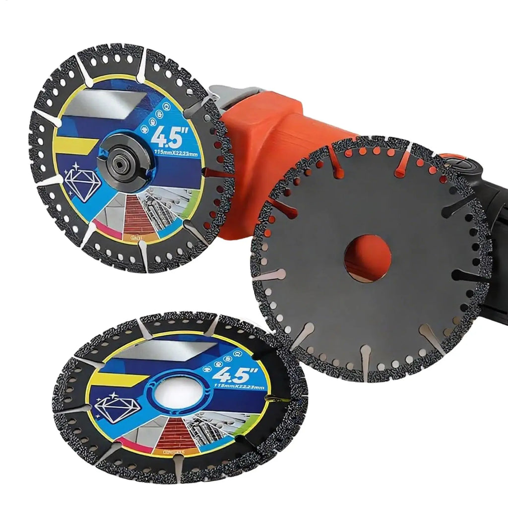 3-Pack Diamond Cutting Blades | Angle Grinder Multi-Material Diamond Cutting Blades QXL
