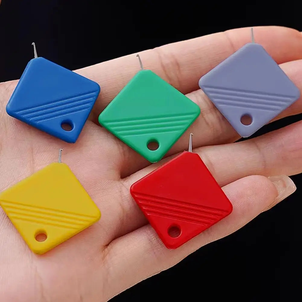 5-Pack Automatic Needle Threaders for Hand Sewing | All Sizes Needle Threader Set QXL