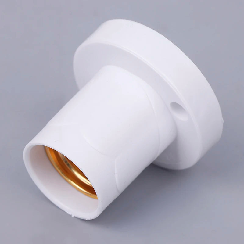 Rotatable E27 Lamp Holder 10A 230V | Straight & Angled Base Lamp Holder Socket QXL