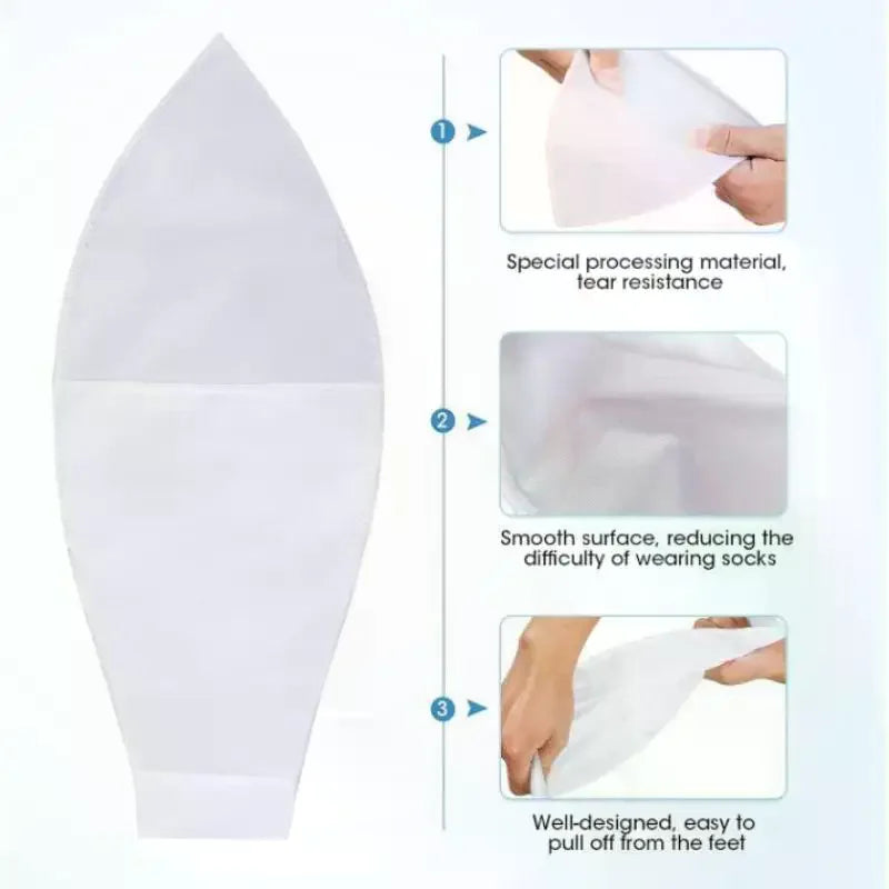 Open Toe Compression Sock Aid & Stocking Applicator | 1–4 Pk Sock Aid Tool QXL