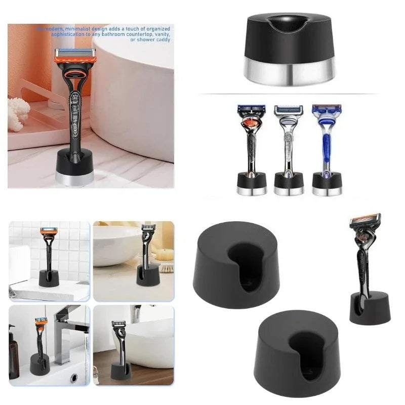 Magnetic Razor Stand with Drainage Hole | Gillette Compatible Razor Stand QXL