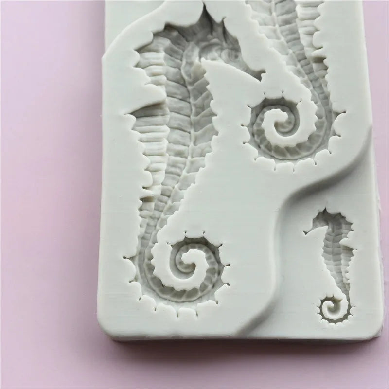 Ocean Seahorse Silicone Mold | DIY Clay & Resin Jewelry Mold Silicone Craft Mold QXL