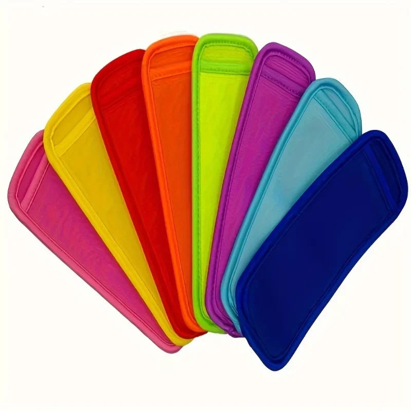 Reusable Popsicle Sleeves 3/6-Pack | Lead-Free Ice Pop Bags Ice Pop Sleeves QXL