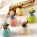 60ml Ice Crack Ceramic Essential Oil Bottle | Aromatherapy Jar Ceramic Aromatherapy Bottle QXL 60ml Pink Ceramic
