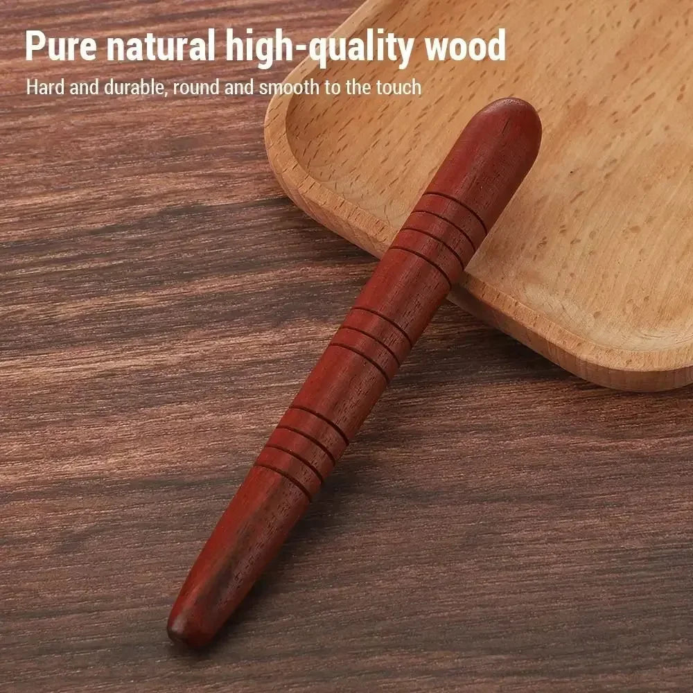 Wooden Acupressure Massage Stick | Portable Meridian Tool Acupressure Massage Stick QXL