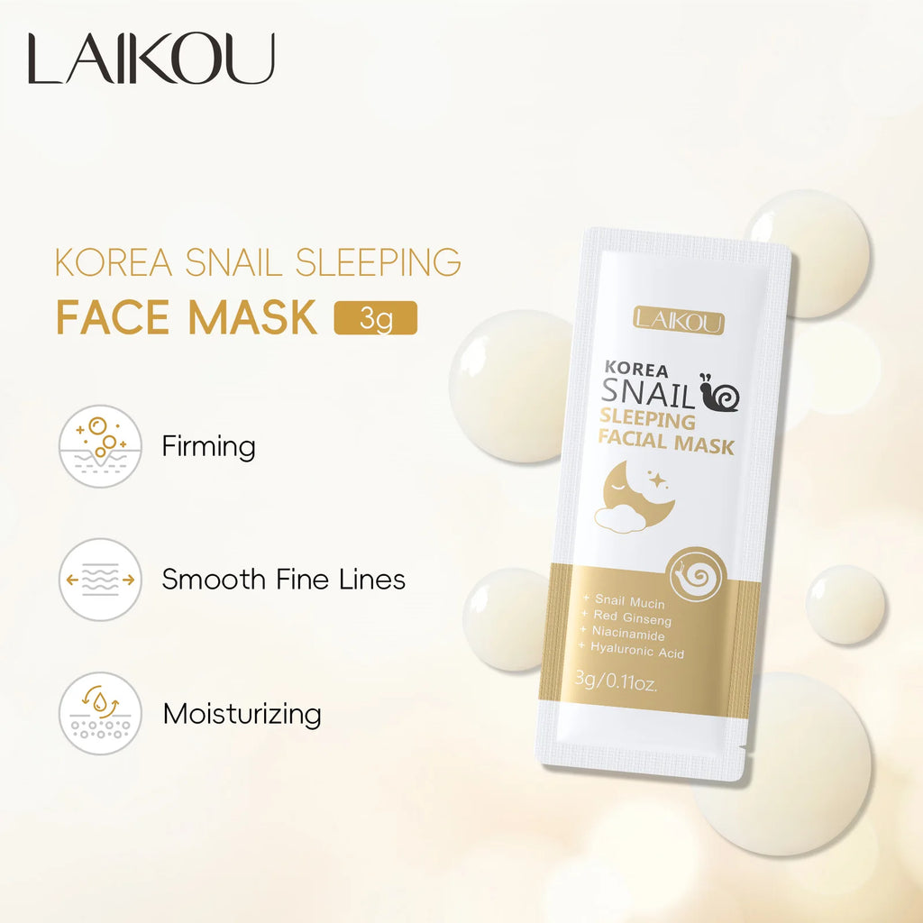 LAIKOU 5-in-1 Overnight Sleeping Face Mask Set – 5pcs Sleeping Face Mask QXL