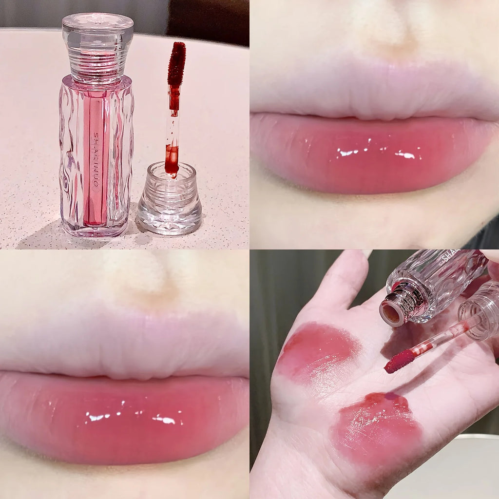 Berry Tint Lip Gloss | Hydrating Glossy Volumizing Lip Stain Lip Gloss QXL