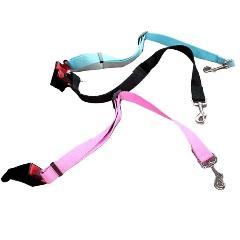 Adjustable Dog Car Harness Seat Belt & Safety Lead Clip Pet Car Harness QXL