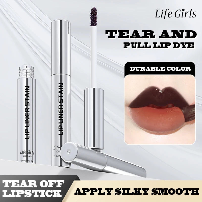 Life Girls ColorLock Lip Liner Stain – Waterproof & Non-Stick Lip Liner Stain QXL