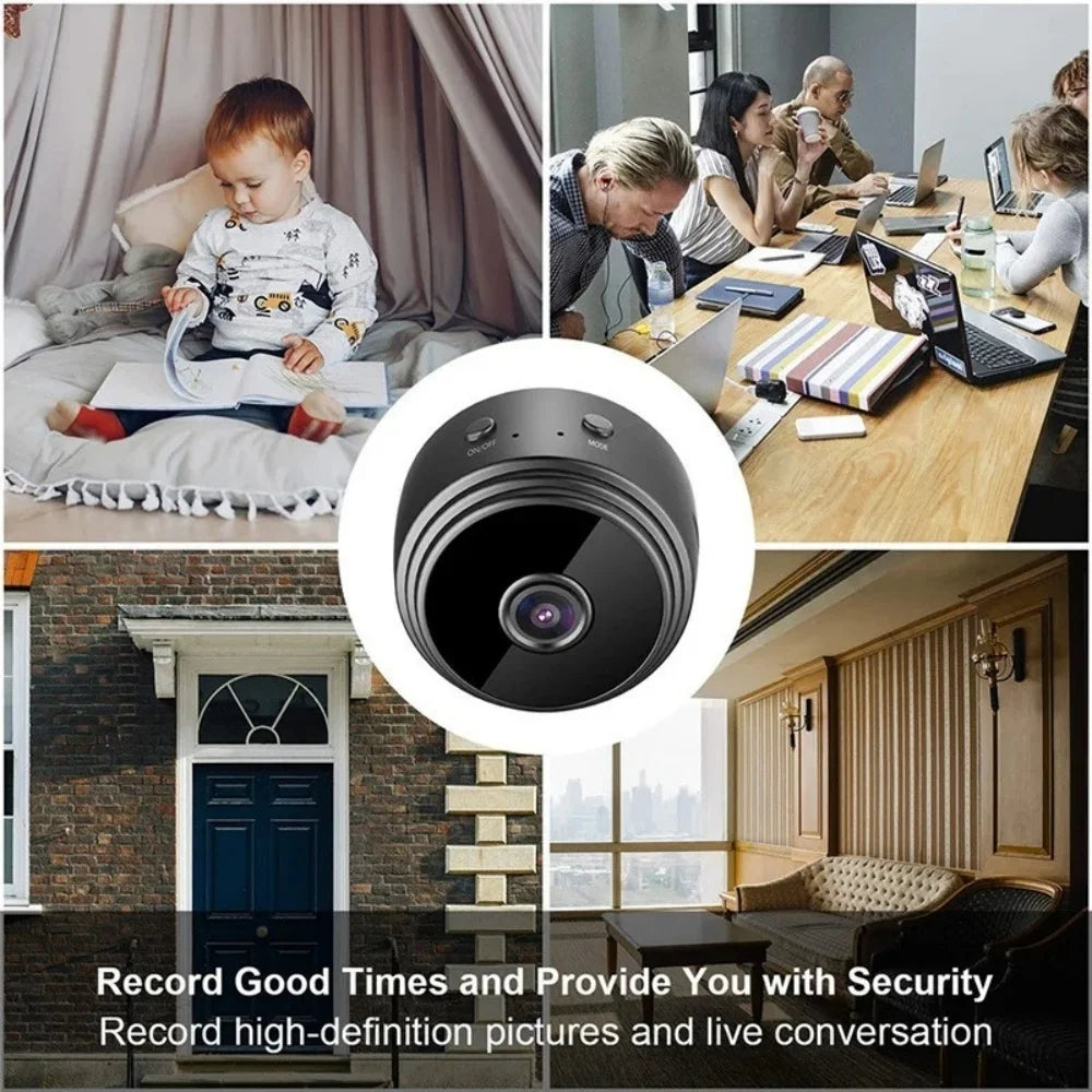 A9 Mini WiFi Camera 1080P HD Night Vision Home Security Cam WiFi Security Camera QXL