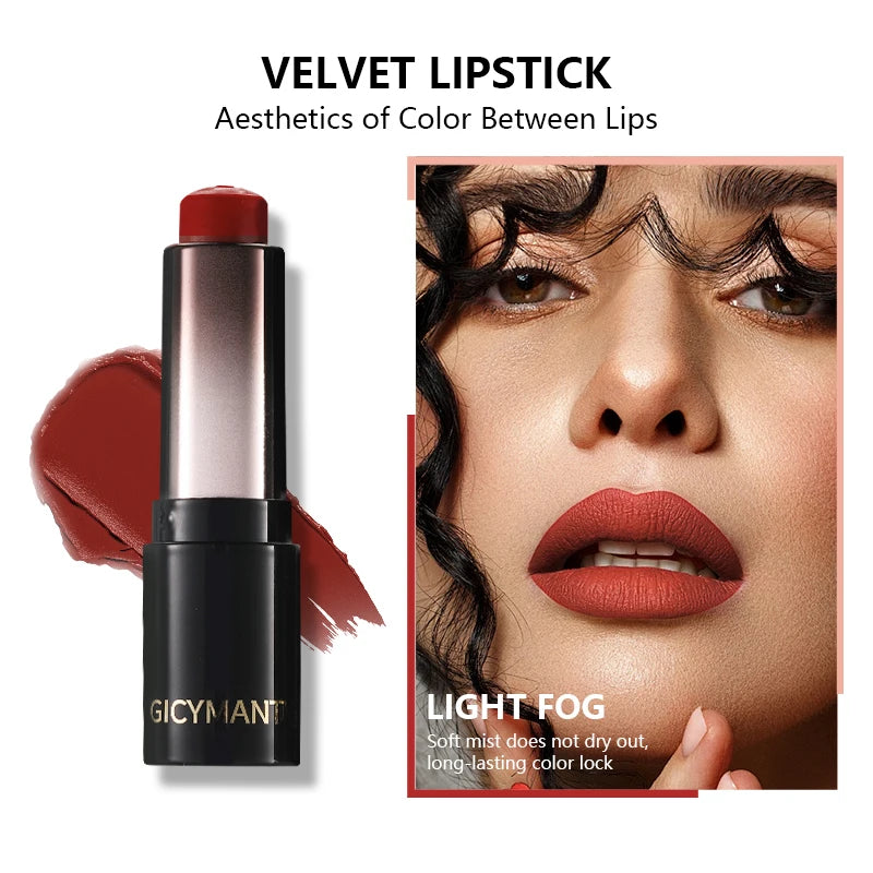 GICYMANTY Matte Lipstick | Transfer-Proof Long-Lasting Lip Stain Matte Lipstick QXL