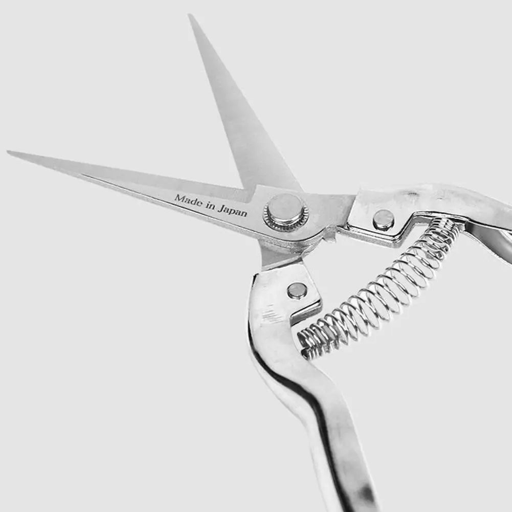 Stainless Steel Pruning Shears | Spring-Assist Garden Trimmer Garden Pruning Shears QXL
