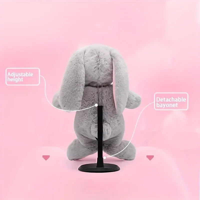 2-Pack Adjustable Doll Display Stand Brackets – Black & White Doll Display Stand QXL