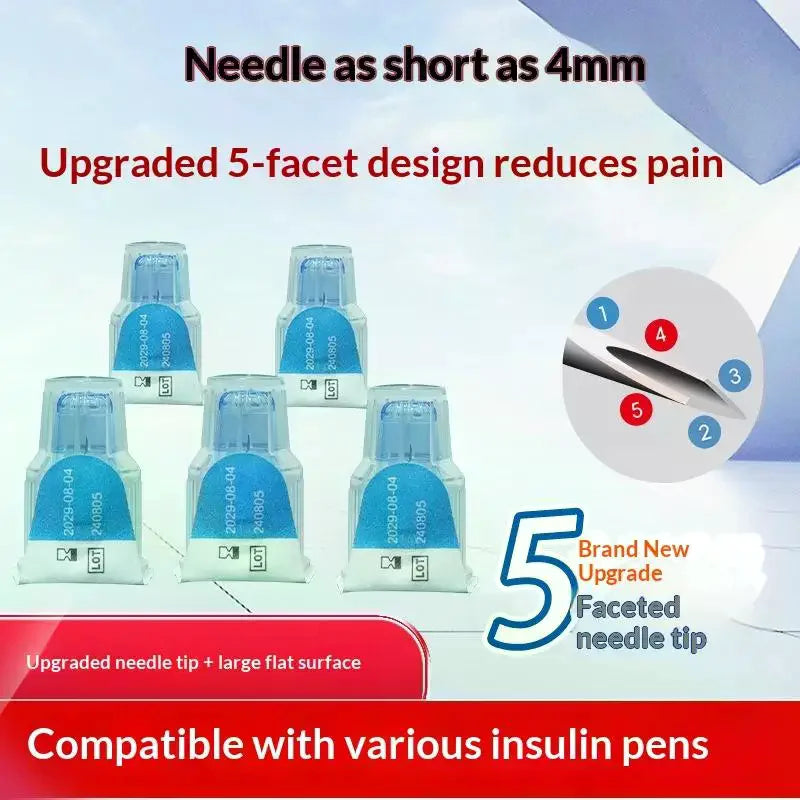7-Pack Insulin Pen Tip Needles 4mm 5mm 6mm | YOVIP Insulin Pen Needles QXL