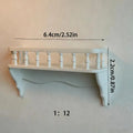 1:12 Dollhouse Wall Mounted Storage Rack Miniature Accessory Dollhouse Miniature QXL A1