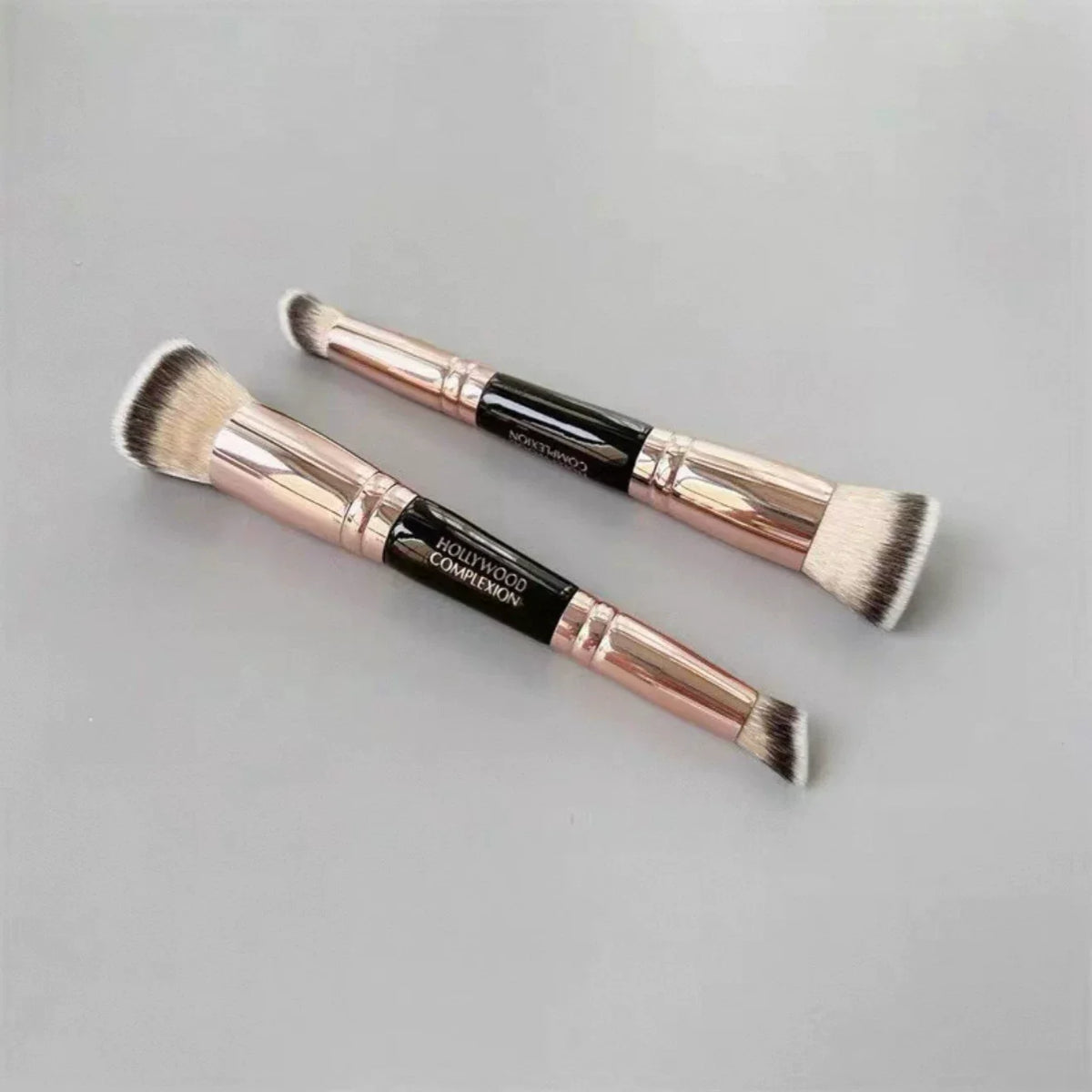 Dual-Ended Foundation Brush | Liquid Powder Concealer Tool Dual-Ended Makeup Brush QXL
