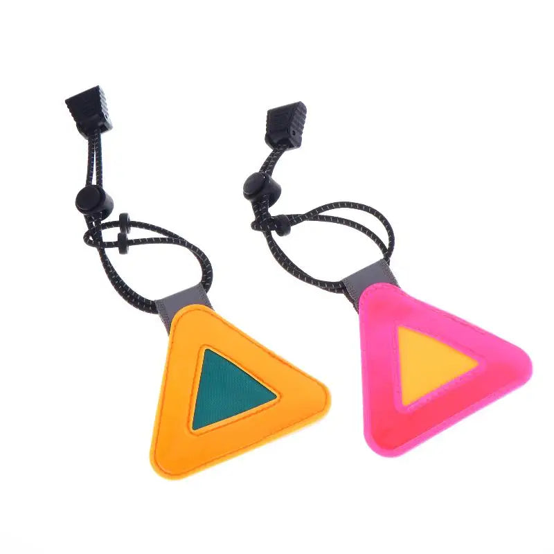 Reflective Triangle Patch for Night Cycling Visibility | PVC Reflective Safety Sticker QXL