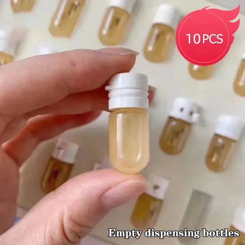 10-Pack 1.5ml Mini Glass Sample Bottles | Travel Cosmetic Vials Mini Glass Sample Bottles QXL