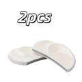 2-Pack Curved Crescent Moon Nail Files – Stainless Steel Curved Nail File QXL 2pcs