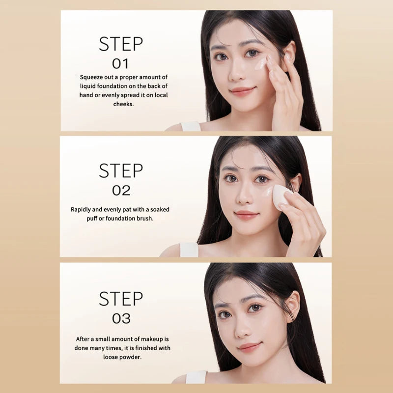 FONX Setting Concealer Foundation – Long-Lasting Full Coverage Concealer Foundation QXL