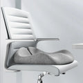 Memory Foam Coccyx Seat Cushion | Office Chair & Car Memory Foam Seat Cushion QXL light gray 41x38x11cm