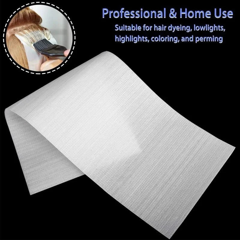 50/100-Pack Disposable Hair Dye Foam Highlighting Strips Hair Coloring Strips QXL