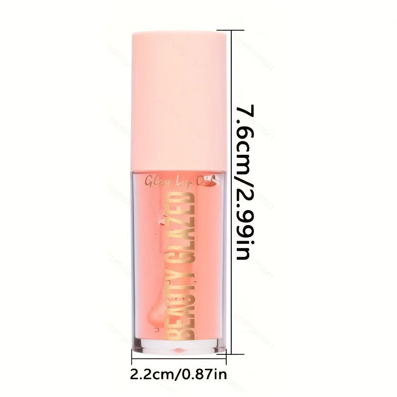 Beauty Glazed 4-Color Lip Oil Gloss | Squalane Luminous Finish Lip Oil Gloss QXL