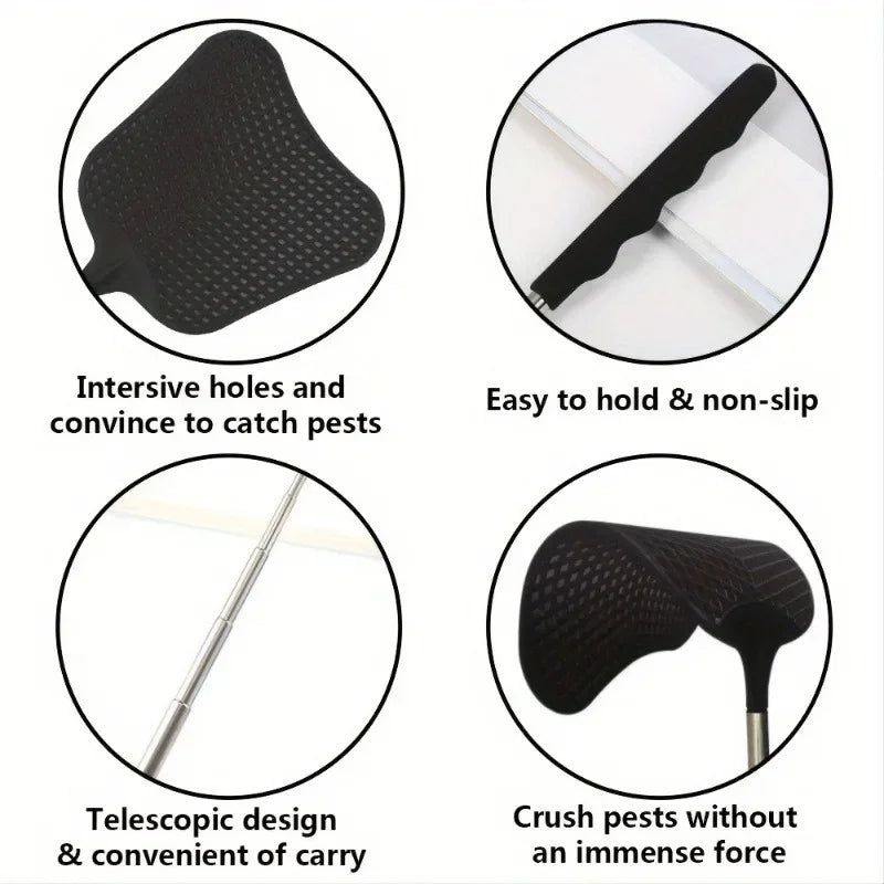 Retractable Mosquito Swatter | Portable Fly Swat – 1 Pc Mosquito Swatter QXL
